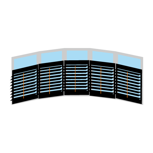 Gebogen/ronde erkerramen